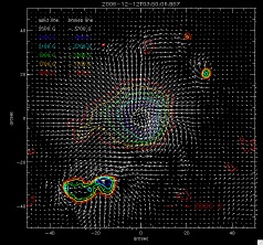 Time variation of magnetic field in a flare-producing active region (Magara & Tsuneta 2008)