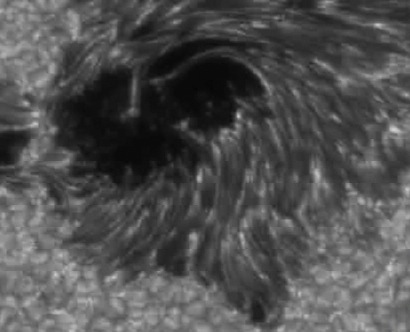 Flare-producing active region (close-up)